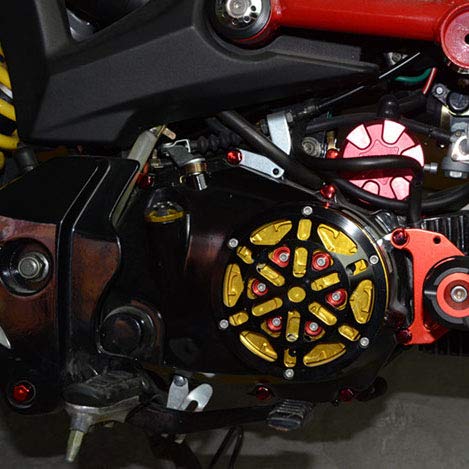 Surla 30 Different Size Motorcycle Bolt Top Cover Nut Cover Screw Cap Motorcycle Modification Accessories (Red)