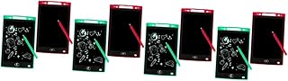 8 Pçs Placa De Escrita De Tablet Lcd Para Crianças Almofada De Escrita Digital Comprimidos De Desenho Para Crianças Placa De Escrita De Bloqueio De Memória Para Crianças Tablet De Toyvian