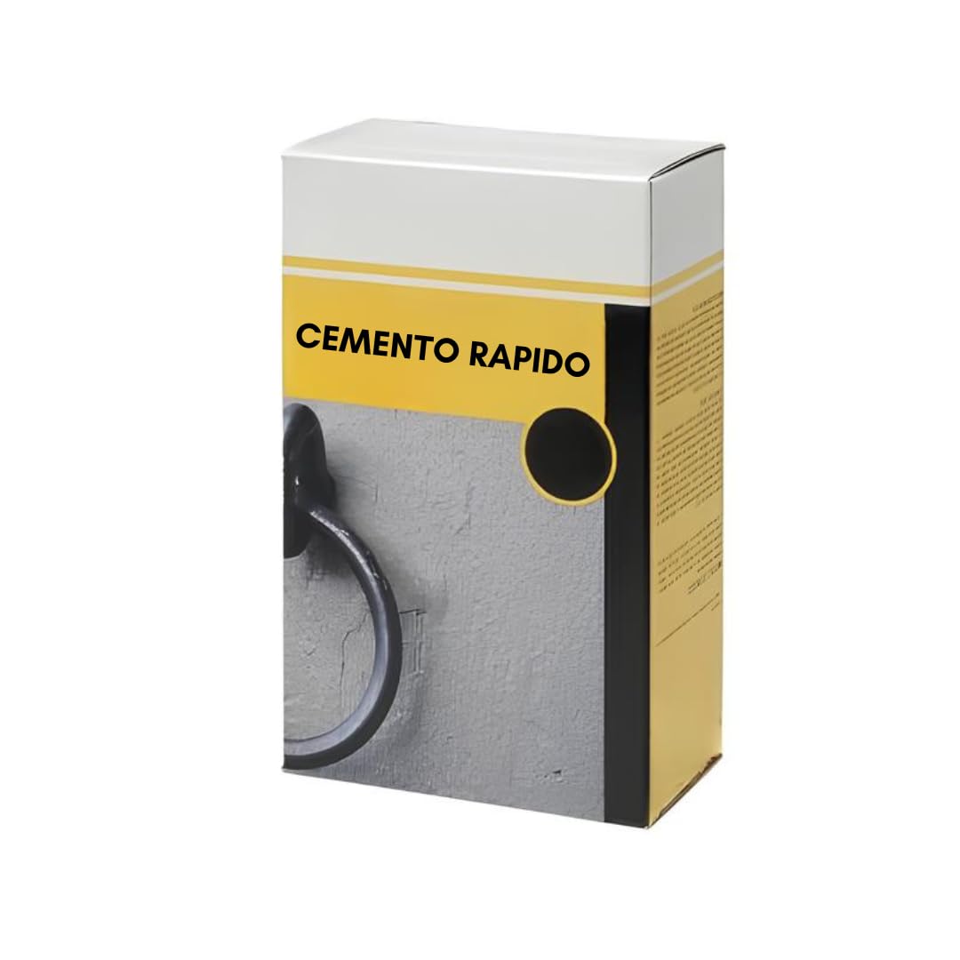 Cemento rápido gris 5 kg – Listo para usar, fabricado en Italia, fácil aplicación y alta resistencia