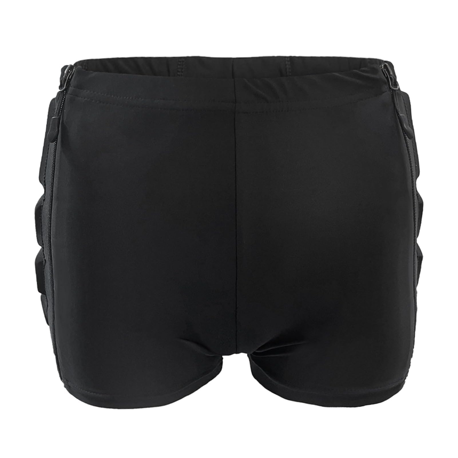 Padres de protección de Cadera para niños Pantalones Cortos y Nalgas de Seguridad para Patinaje de Hielo Tela Estirable Transpirable, Cremallera fácil, Relleno de Espuma