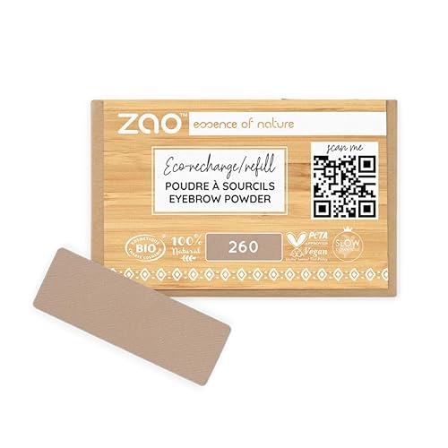 Zao Refill Rechteckiger Eyebrow Powder 260 Blond