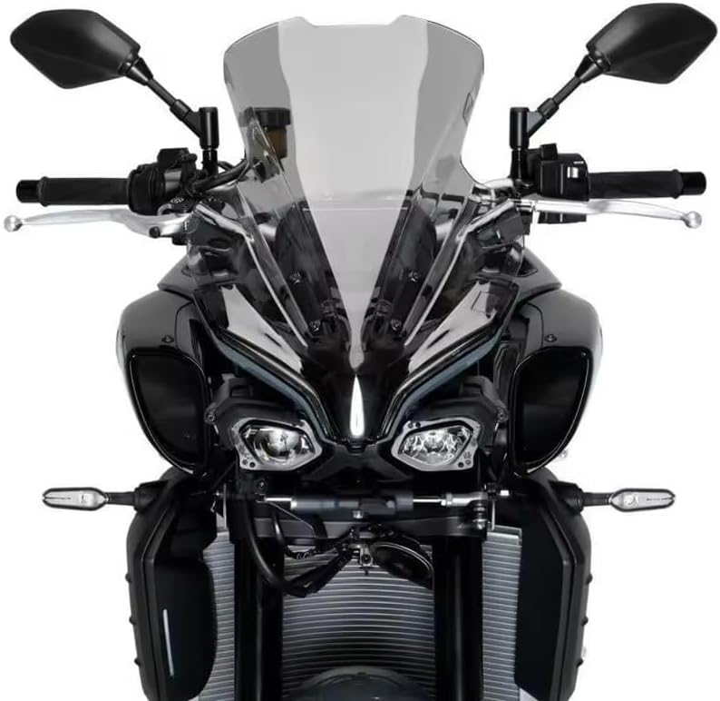 for Yamaha MT-10 SP 2022 2023 2024 2025 2026 Motorcycle Front Windscreen Windshield Shield Screen Wind Deflector (Dark Smoke)