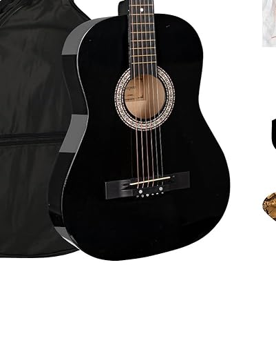 Amazon.com: BESYOU 38in Beginner Guitar Acoustic Guitar Basic