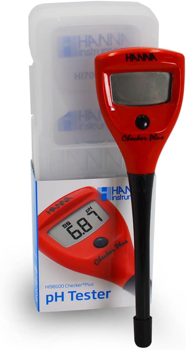 HI98100 Hanna checker Plus PH Tester for Aquarium Pool and Pond water Calibration