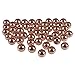 Produktbild PandaHall Elite Rack Vakuum Plating Messing runde Perle Spacers Cadmium Bleifrei Rose Gold 4mm ca 50 STK/Beutel