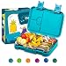 schmatzfatz Junior Brotdose Kinder mit Fächern, BPA Frei Lunchbox Kinder, Bento Box Kinder, Brotbox für Mädchen & Jungen, Snackbox, Perfekt für Schule, Kindergarten & Ausflüge (Petrol)