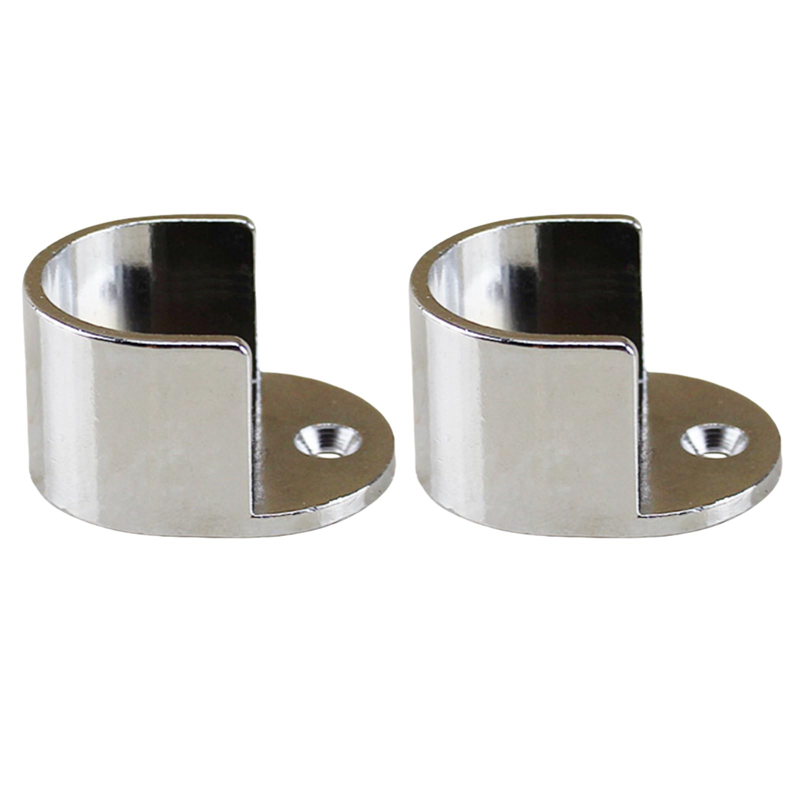 Tsophreniq 2pcs Curtain Rod Brackets Wall Mount Rod Bracket Set for 28mm Rods for Living Room or Bedroom Rods