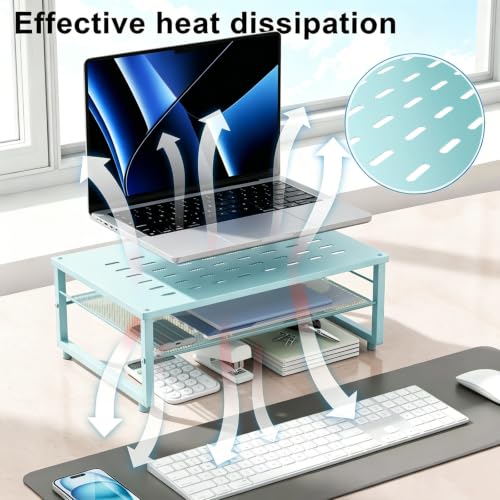Image of gianotter 2-Tier Metal Monitor Stand Riser