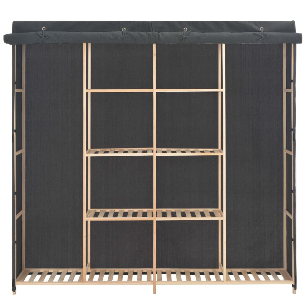 Armario de Tela, Armarios Dormitorio, Organizadores De Armarios De Ropa, Armarios Roperos, Muebles Roperos, Armario Zapatero Tela, Gris 173x40x170 cm