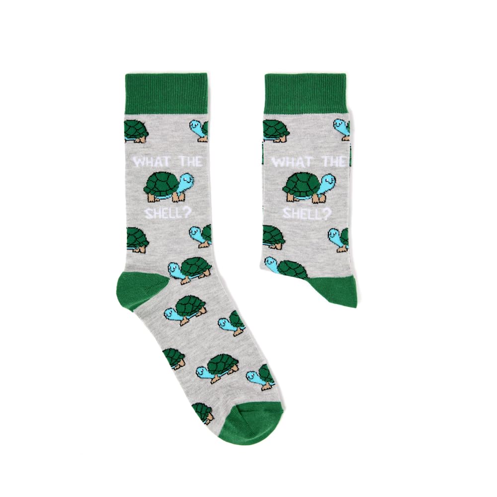 Urban Eccentric Unisex Multicolour What The Shell Socks | Gift | 1 Pair | Cotton Rich | Premium Socks | Novelty | Gifts