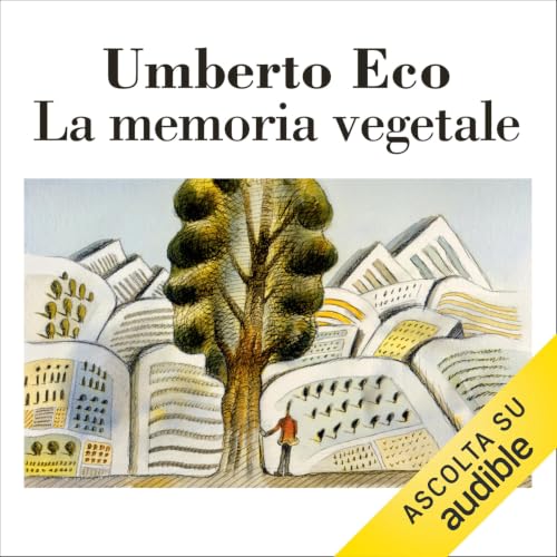 Diseño de la portada del título La memoria vegetale