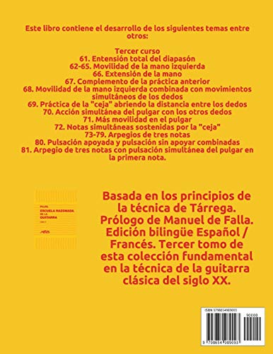 Escuela Razonada de la Guitarra: libro 3