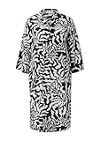 Stil trifft Komfort: Unser Minikleid bietet mit seinem eleganten Allover-Print und dem schicken V-Ausschnitt eine ideale Kombination aus modischem Design und bequemer Passform.