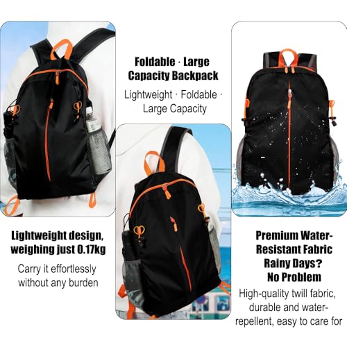 Mochila ligera pequeña impermeable para trekking miniatura 5