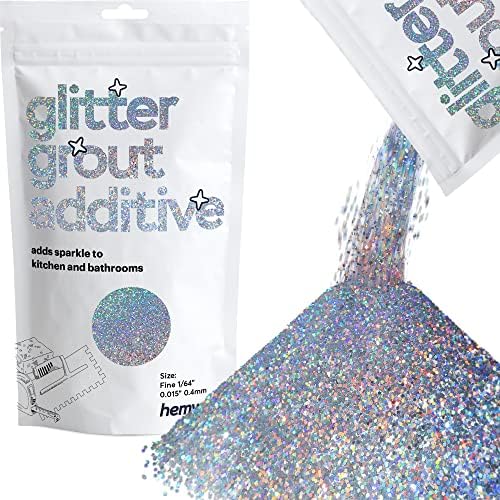 Hemway Glitter Grout Additive add Sparkle to Mosaic Tiles
