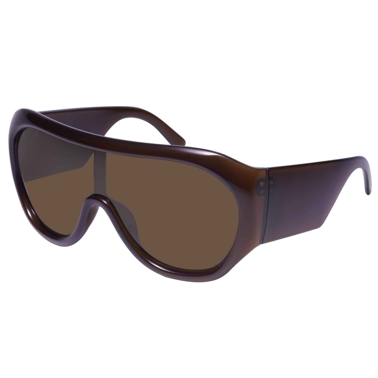 mosanana Trendy Oversized Sunglasses for Women Wrap Around Shield MS52597 Y2K Chunky Frame, UV400 Protection, Designed for Raves, Fashion Looks and Daily Outfits