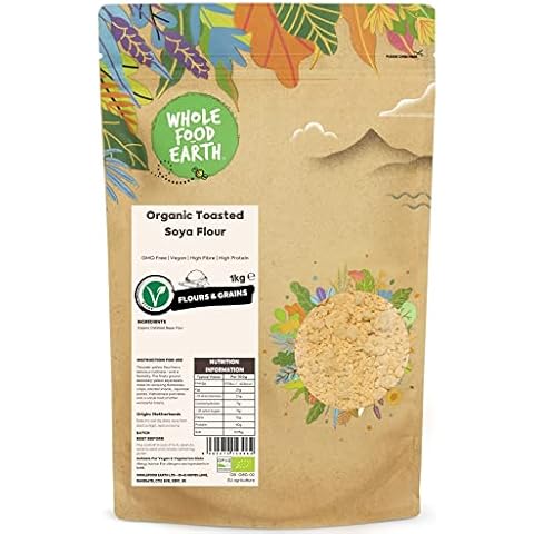 Wholefood Earth Organic Toasted Soya Flour 1 kg Cover