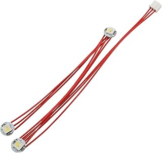 Ruiwaer Red RGBW Mini Button PCB Installation PTFE Cable LED Welded Resin SLA Part LED Shade Shell kit for DIY 3D Printer
