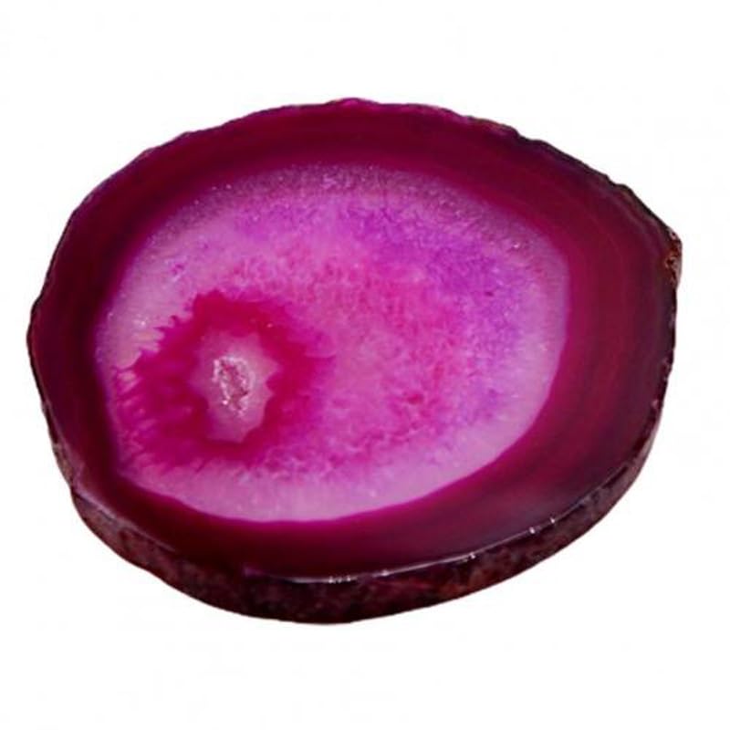 Dessous de verre en agate véritable avec bordure dorée pour table chic - 6