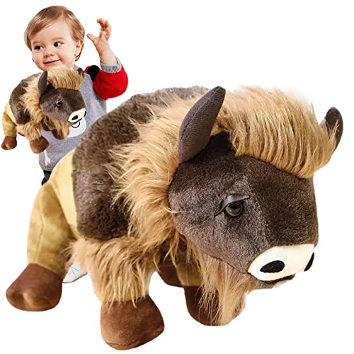 Suphyee Cojín de Peluche de Toro - Kawaii Bull Soft Pillow Doll Juguetes de Peluche para niños |...