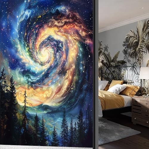 Vinilo adhesivo decorativo Starry Sky Pinewoods 15.7x23.6 pulg miniatura 3