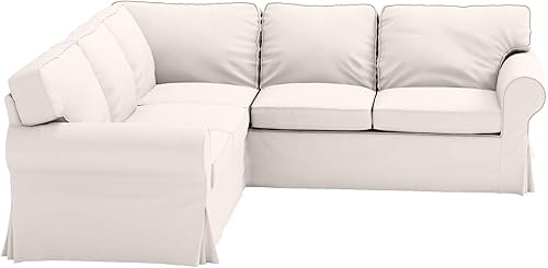 Miniatura 6 de La funda de repuesto para sofá está hecha a medida para el sofá esquinero seccional IKEA Ektorp 2 + 2. Solo funda. Repuesto de funda Ektorp (2+2