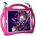 TopEsct iPad Mini Case for Kids, Soft Silicone Childproof Handle Stand Case for iPad Mini,iPad Mini 2,iPad Mini 3, Comes with Shoulder Strap(Not Compatible with iPad Mini 4)(Mini3/2/1, Magenta/Rose)