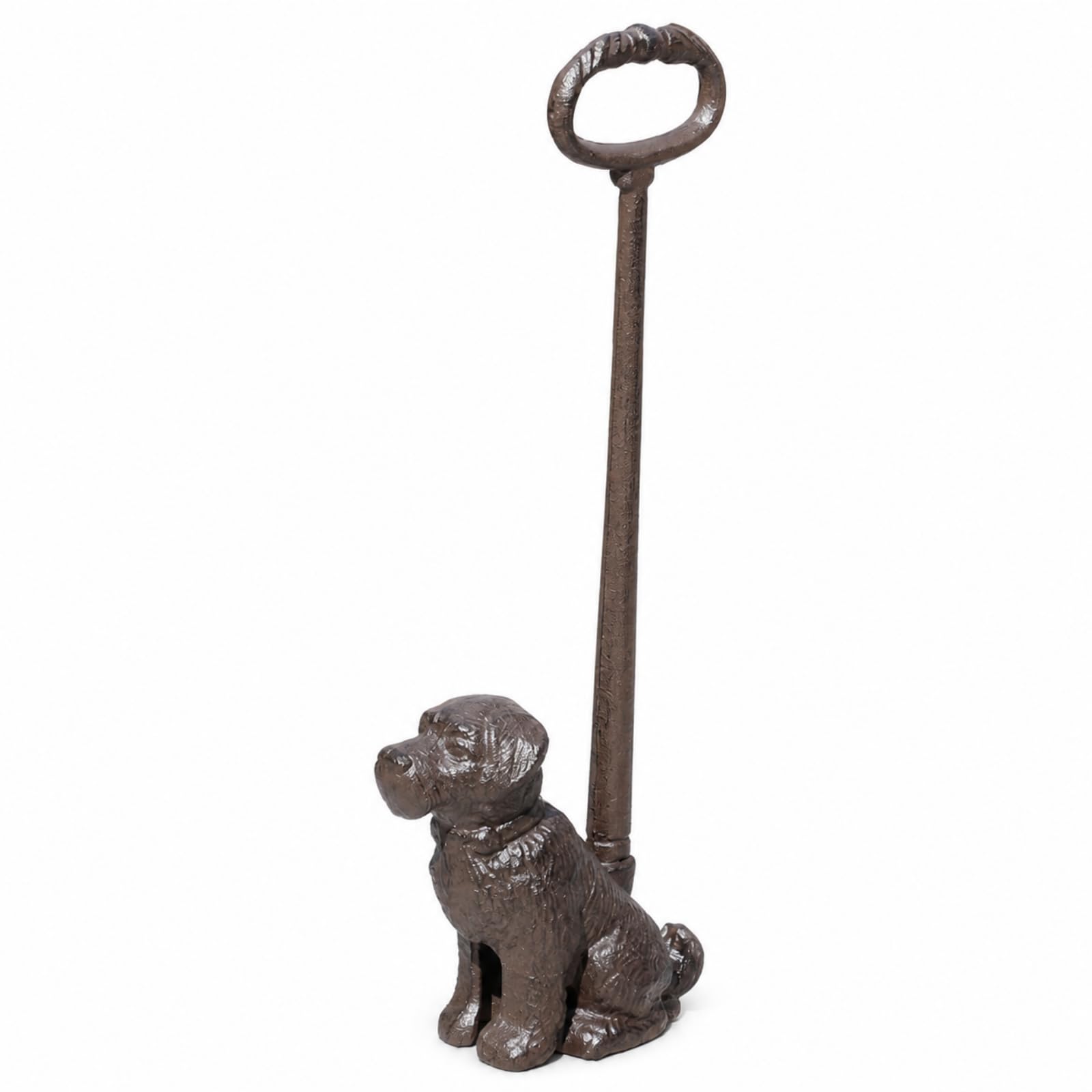 Generic Türstopper Hund Deko Tür Türhalter Vintage Stabil mit Griff Einfacher Transport Schont Türblätter Und Wände für, Amerikanischer Landhausstil, Hund-Türstopper Mit Griff Antik-rustikal
