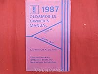 1987 Oldsmobile Owner's Manual - Delta 88 and 98 Models B005B0QM5Q Book Cover