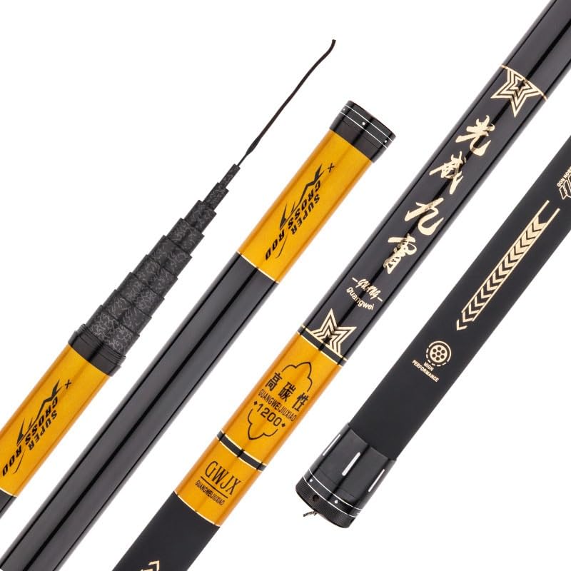 Canne à pêche télescopique en carbone haut module pour le surfcasting