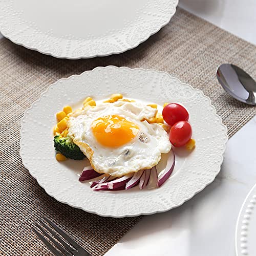 Avla A-DINNERPLATES-11.5IN-W-4P 4 Pack Ceramic Dinner Plates thumb #4