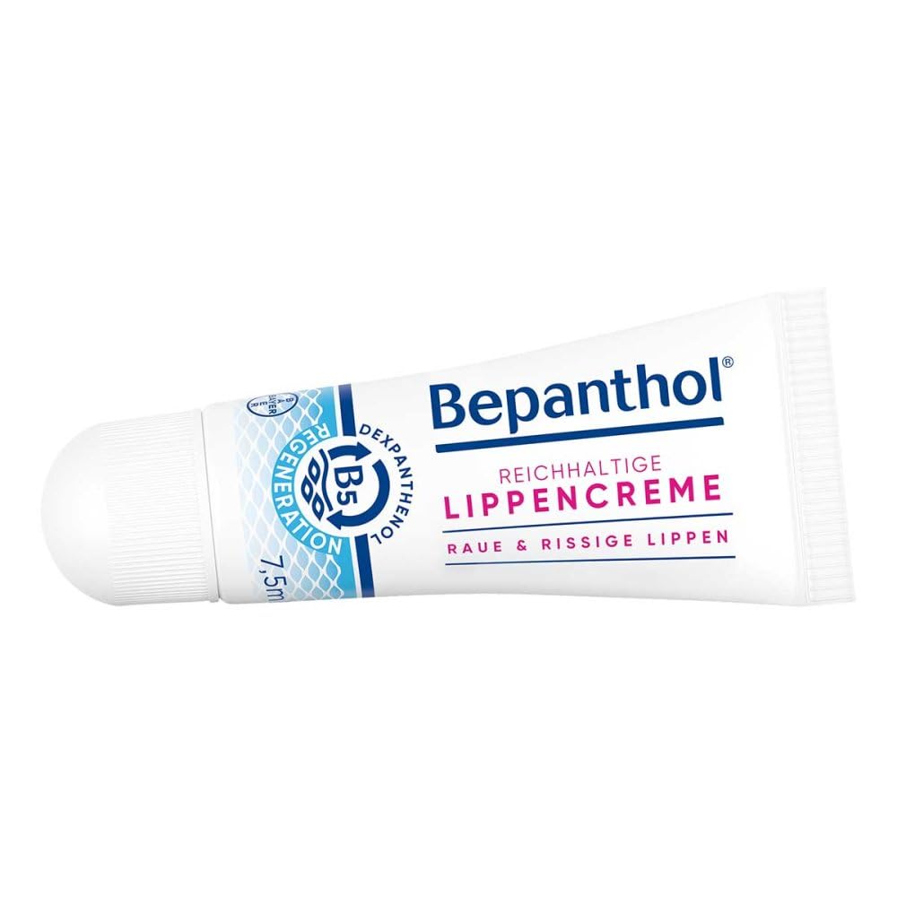 Bepanthol Reichhaltige Lippencreme für raue, rissige Lippen 7,5 ml