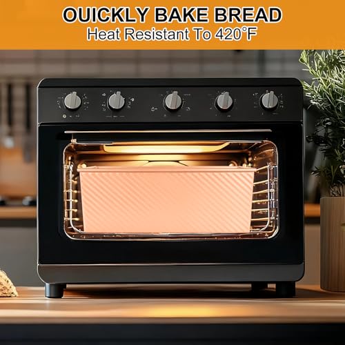 Image of 2 PCS Pullman Loaf Pan With Lid, 2.2 LB /1 LB Sandwich Bread Loaf Pan, Non-Stick Bread Loaf Baking Pan With Lid, for Baking Bread, Sandwiches and Toast