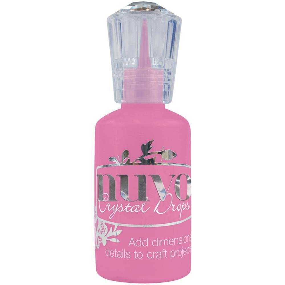 Tonic Studios Nuvo 1.1 Oz Crystal Drops, Pink (Carnation Pink), 3.17x3.17x8.89 cm