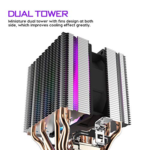 Dissipateur thermique de tour de refroidissement de caloduc 6 Intel 1156 - 7