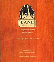 LANE COMPANY Records, 1907-2003 Description and Guide 0945015321 Book Cover