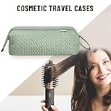 KarSyon Shark Flex Style Case for Dyson Airwrap Hair Dryer Brush Revlon Hair Tools Travel Bag Carrying Case Flat Curling Iron Organizer, Sage Green, Portability - Image 8