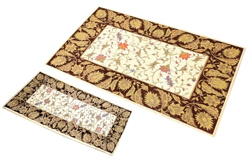 �􂦂�S�u�����D�V�F�j�[���}�b�g �V�����g�� 2���g 70×120cm&30×75cm �u���E��