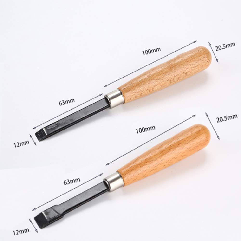 Manici In Legno Per Intagliatori - Lunghezza 110 Mm, Per Utensili Taglienti - Foto 3