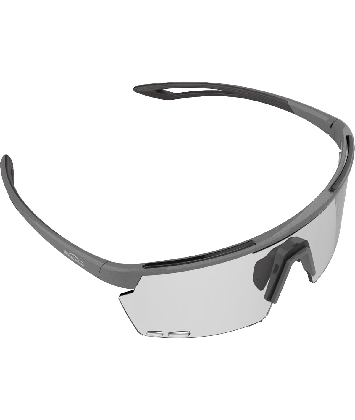 Magicshine ROUELEUR Occhiali da Ciclismo, Lenti Colorate e Fotocromatiche, Design Avvolgente Unisex per Strada, Gravel e MTB