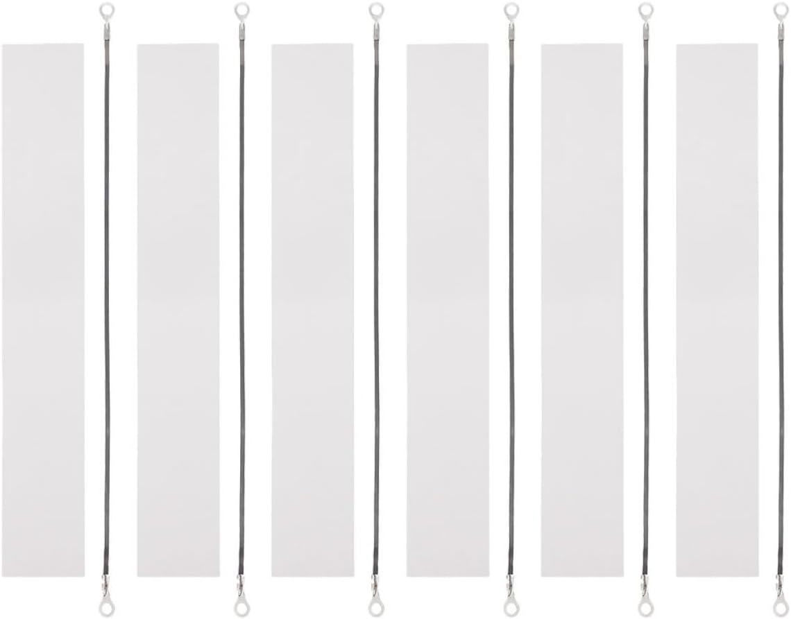 OSALADI 6 Pcs Heat Sealer Replacement Elements with High-temperature Fabric 300mm Hand Press Sealing Machine Heat Strips Repair Parts for Bag