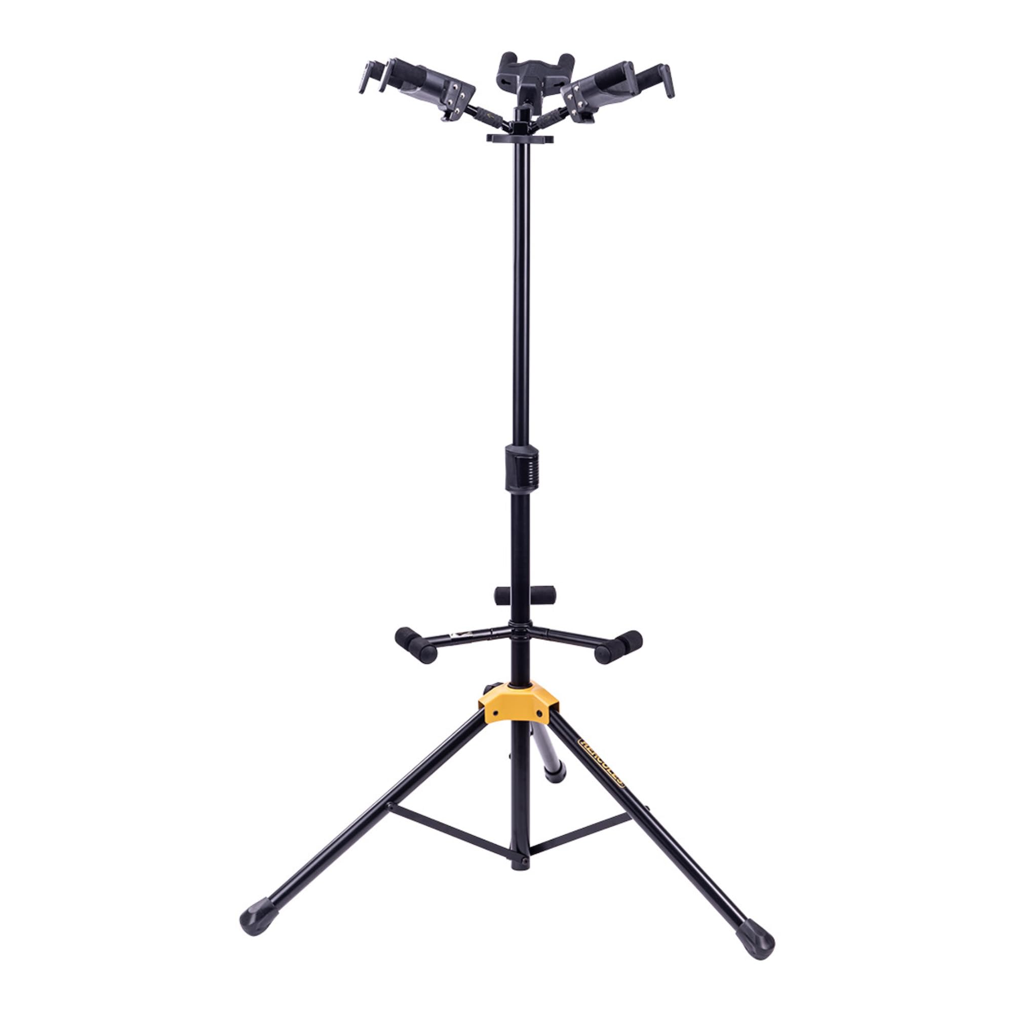 Amazon.com: Hercules GS432BPLUS Auto Grip Triple Guitar Stand