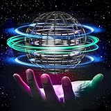 Joysky Fliegender Ball Magic Flying Ball Hover Ball Fliegender Spinner Spielzeug für Kinder Erwachsene, RGB LED-Licht 360° Rotieren UFO Mini Drohne, Indoor Outdoor Flying Orb 2021 Upgraded (Schwarz)