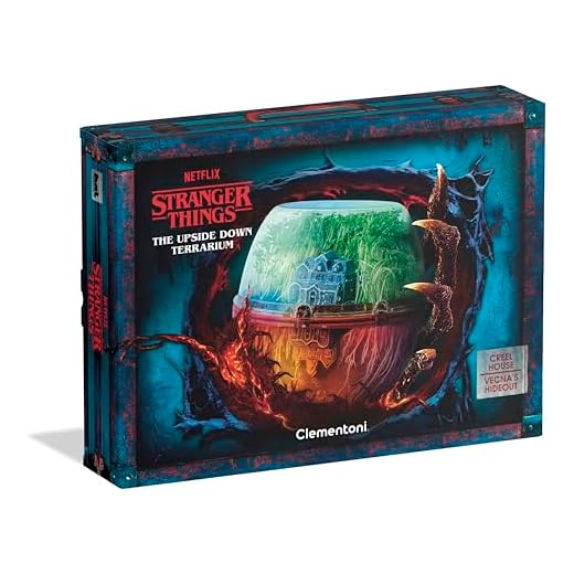 Clementoni Stranger Things, Kit To Recreate Vecna's Sinister House And The Upside Down, Plants, Colorful, Activity Toy For Kids, 18802