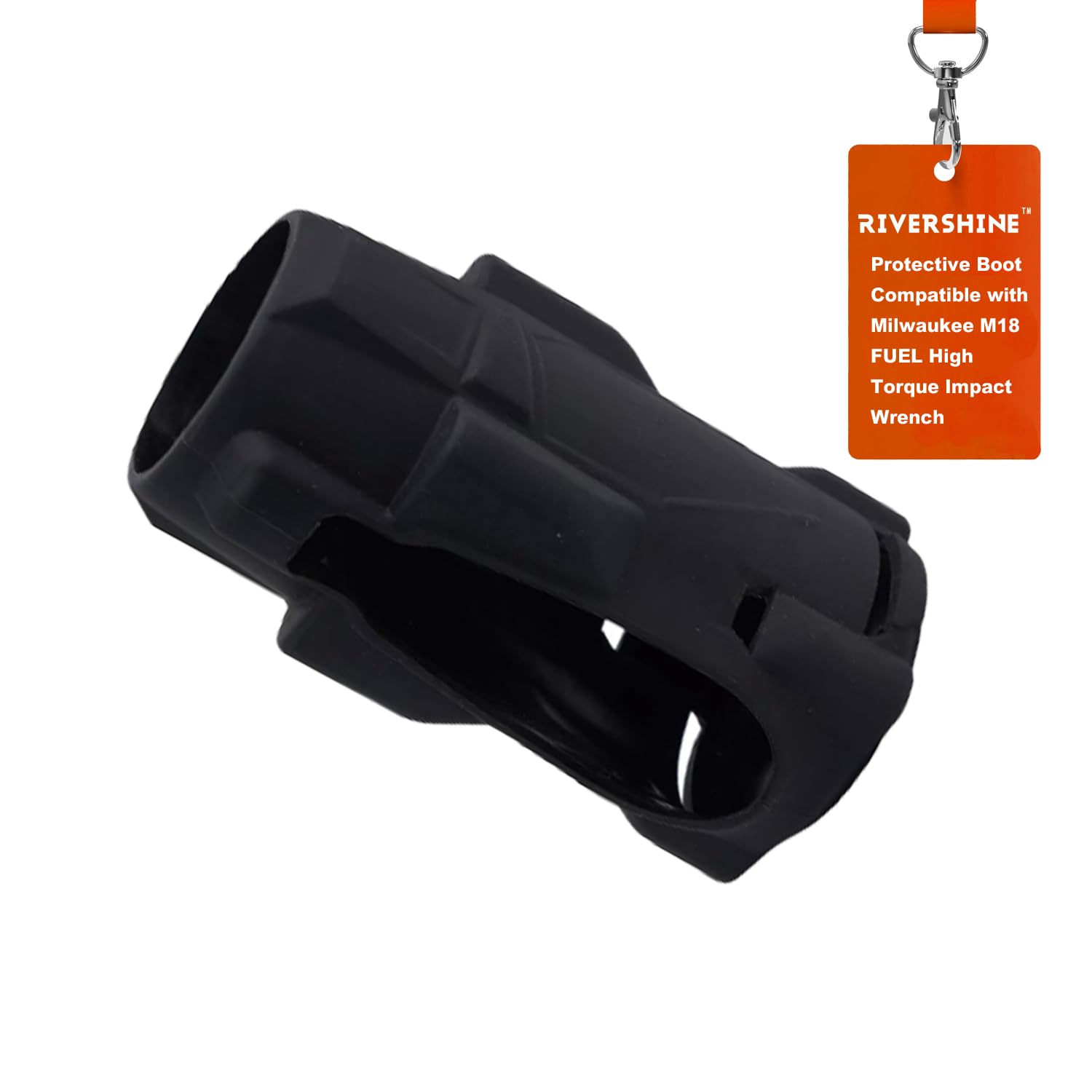 Rivershine 49-16-2967 High Torque Impact Wrench Rubber Protective Boot Compatible with Milwaukee M18 FUEL 1/2 High Torque Impact Wrench (2967-20)(1