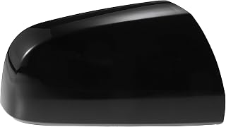 X AUTOHAUX Tapa de repuesto para espejo retrovisor derecho de coche, color negro brillante para Opel Zafira B MK2 2009-2014, cubierta protectora de espejo para decoración exterior