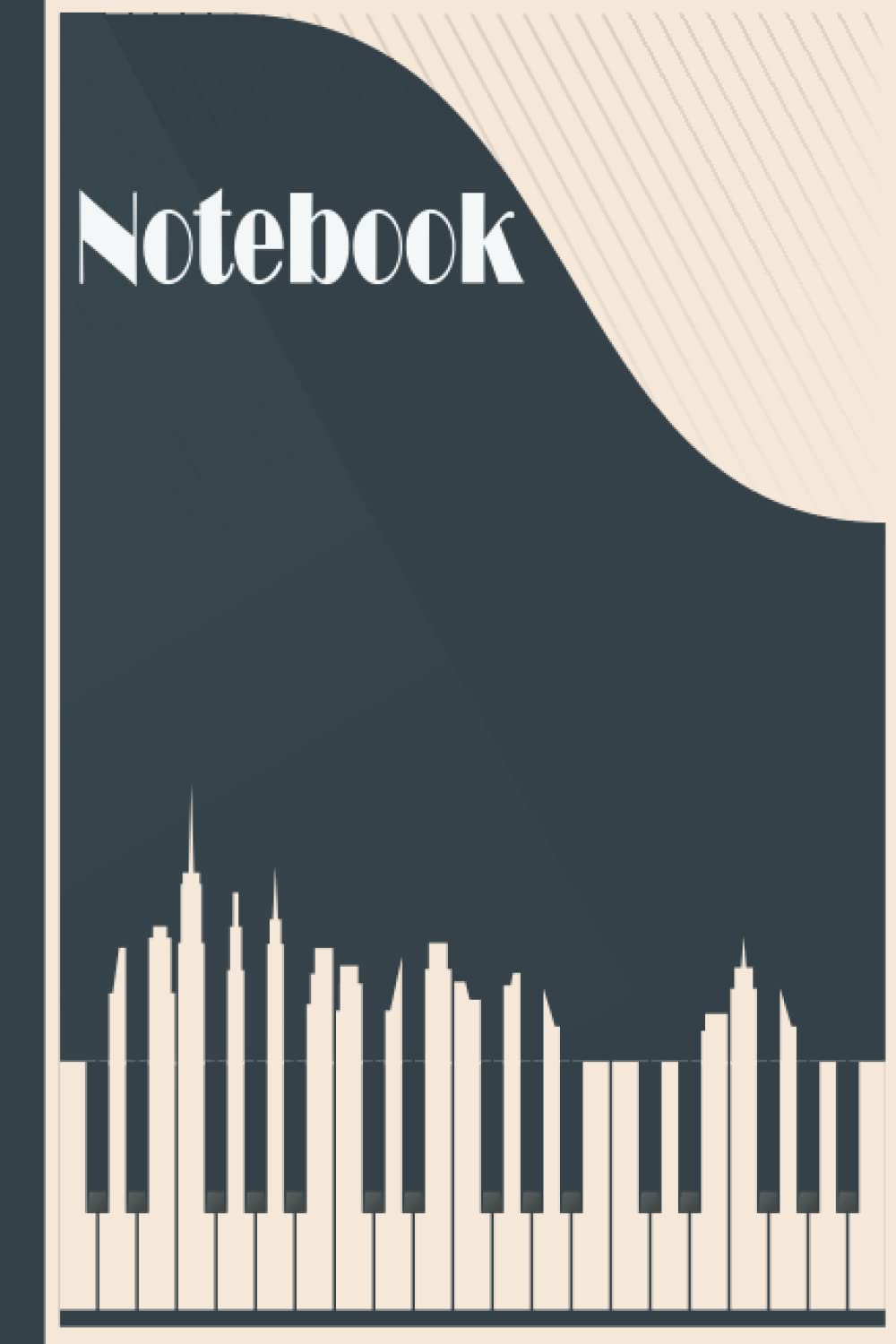 Piano Notebook: Piano Notebook Wide Ruled,Lined Paper Notebook for School, Students,Gift for Kids, Boys, Girls,Piano notebook,Piano lover