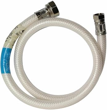 Replacement 3/8 Inch Comp. x 1/2 Inch FIP x 30 Inch Long Flexible Braided PVC Riser for Primex 80313