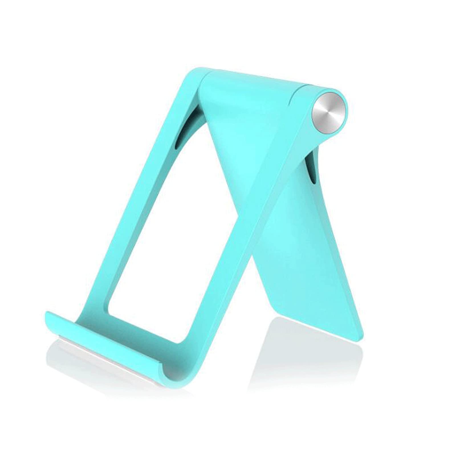XIANGFASJZ Soporte Movil Soporte portátil del Soporte del teléfono de la Tableta del Escritorio del Soporte del teléfono móvil Plegable (Color : Green)