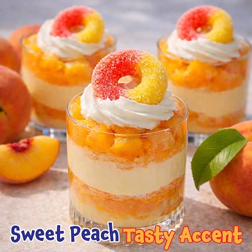 Peach Rings, Gummy Candy, Sweet & Sour Candy - 11 Oz Pack - image 6
